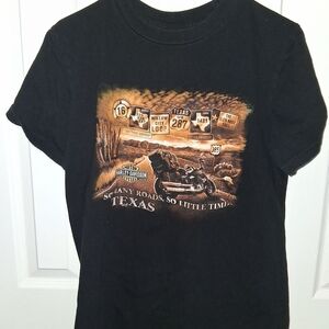 Harley-Davidson Black Texas Graphic Tee